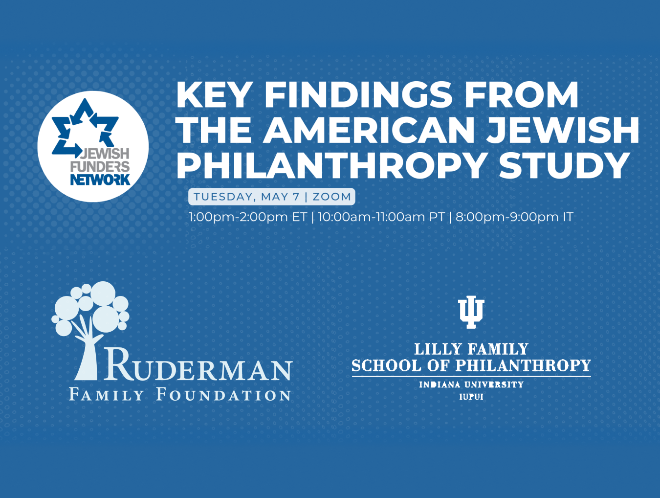 Webinar on American Jewish Philanthropy 2022